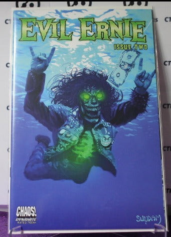 EVIL ERNIE # 2 VARIANT NIRVANA COVER NM / VF CHAOS/DYNAMITE COMICS MATURE READERS  2022