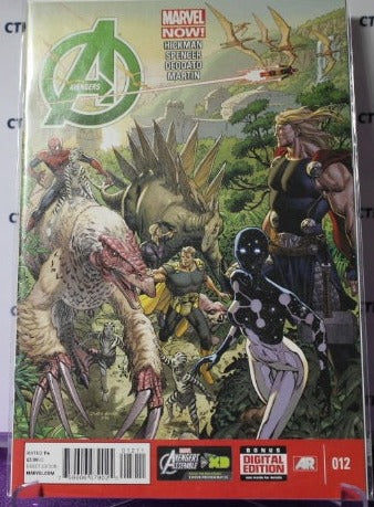 AVENGERS # 012 DINOSAURS COVER NM / VF MARVEL COMIC BOOK 2012