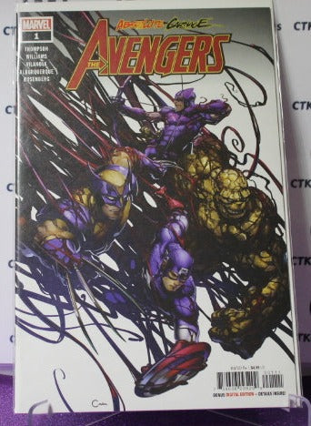 THE AVENGERS  # 1 ABSOLUTE CARNAGE  NM / VF MARVEL COMIC BOOK 2019