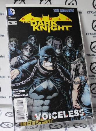 BATMAN THE DARK KNIGHT # 26  VF VOICELESS  DC COMICS  BATMAN COMIC BOOK 2014