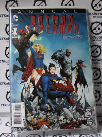 BATMAN SUPERMAN # 1 ANNUAL COLLECTABLE COMIC BOOK DC 2014