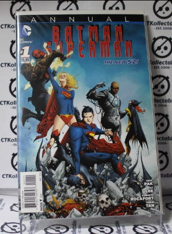 BATMAN SUPERMAN # 1 ANNUAL COLLECTABLE COMIC BOOK DC 2014