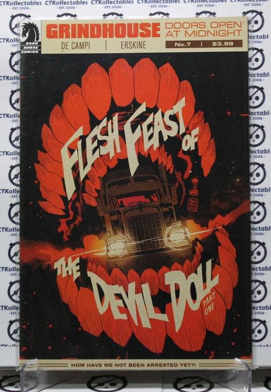 FLESH FEAST OF THE DEVIL DOLL # 7 PART ONE  GRINDHOUSE DARK HORSE COMIC BOOK 2013