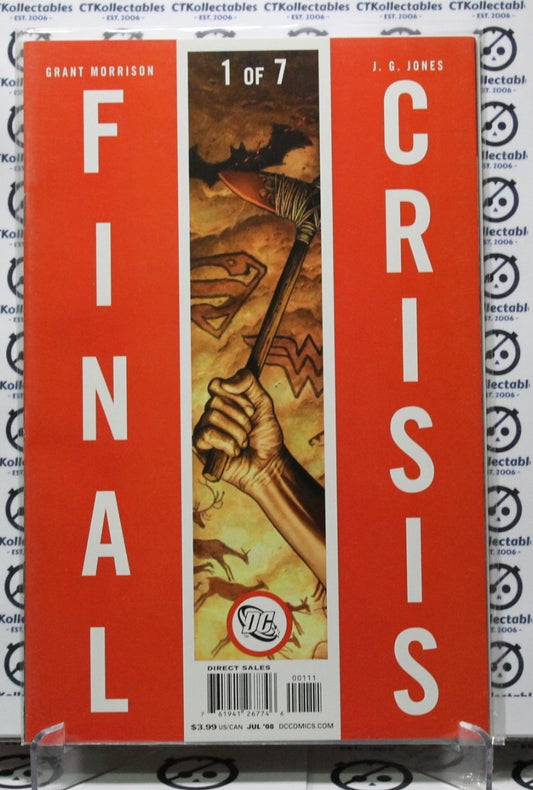 FINAL CRISIS # 1 DEATH OF BATMAN  DC COMICS 2008