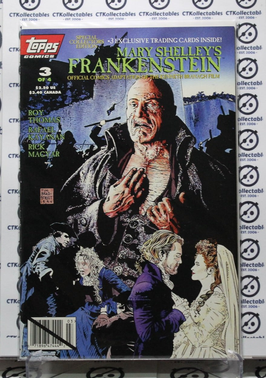 MARY SHELLEY'S FRANKENSTEIN # 3  TOPPS COMICS   1994