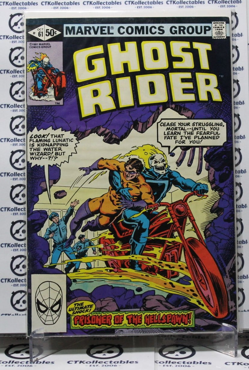 GHOST RIDER # 61  HELLSPAWN VF/F MARVEL COMIC BOOK 1981