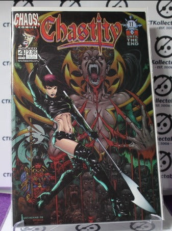 CHASTITY # 4 ROCKED  CHAOS COMICS VF COMIC BOOK 1999