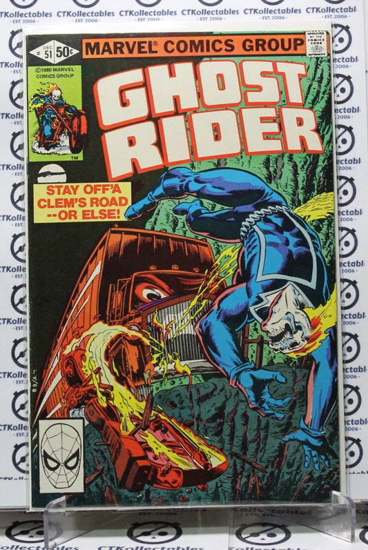 GHOST RIDER # 51 VF MARVEL COMIC BOOK 1980