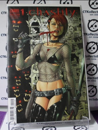 CHASTITY # 1 VARIANT CHAOS / DYNAMITE COMICS VF/NM COMIC BOOK 2014