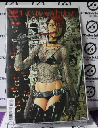 CHASTITY # 1 VARIANT CHAOS / DYNAMITE COMICS VF/NM COMIC BOOK 2014