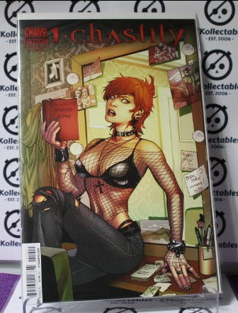 CHASTITY # 1 VARIANT CHAOS / DYNAMITE COMICS VF/NM COMIC BOOK 2014