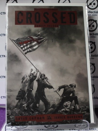RED CROSSED FAMILY VALUES # 7  VARIANT WAR  PARODY AVATAR COMICS VF/NM COMIC BOOK 2011
