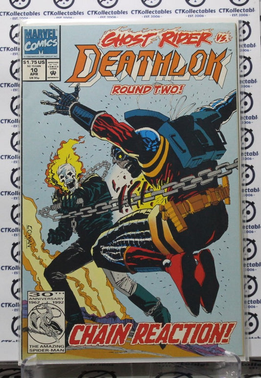 GHOST RIDER # 10 VS DEATHLOK NM MARVEL COMIC BOOK 1991