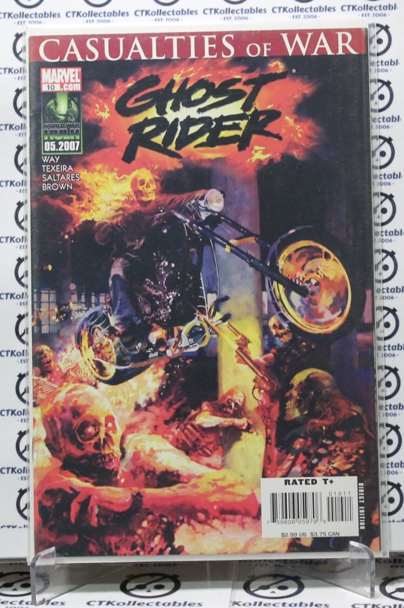 GHOST RIDER # 10 CASUALTIES OF WAR NM MARVEL COMIC BOOK 2007