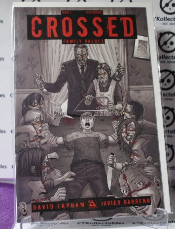 RED CROSSED FAMILY VALUES # 1  VARIANT  AVATAR COMICS VF/NM COMIC BOOK 2011