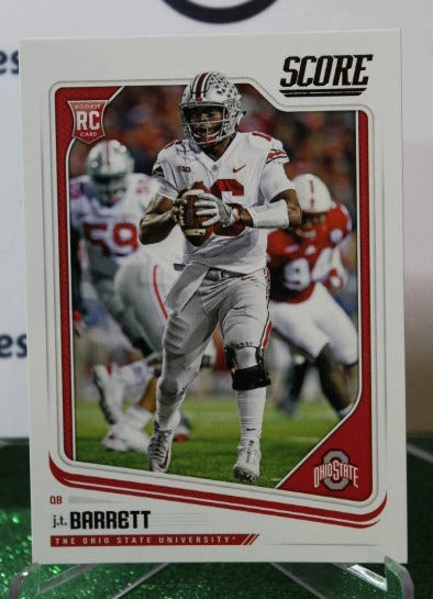 2018 PANINI SCORE J.T. BARRETT # 423 DRAFT ROOKIE NFL NEW ORLEANS SAINTS GRIDIRON  CARD