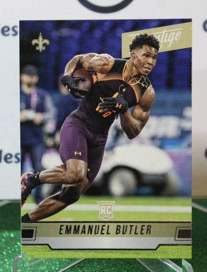 2019 PANINI PRESTIGE EMMANUEL BUTLER # 295 ROOKIE NFL NEW ORLEANS SAINTS GRIDIRON  CARD