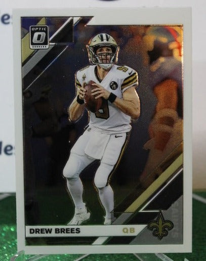 2019 PANINI DONRUSS OPTIC DREW BREES # 66 NFL NEW ORLEANS SAINTS GRIDIRON  CARD