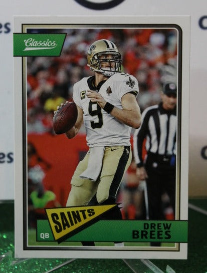 2018 PANINI CLASSICS DREW BREES # 62 NFL NEW ORLEANS SAINTS GRIDIRON  CARD