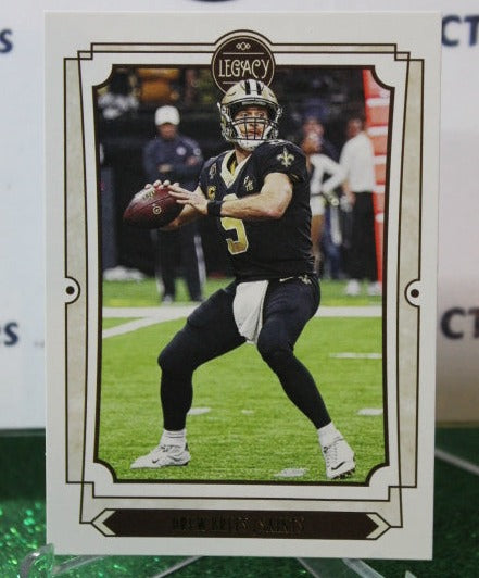 2019 PANINI LEGACY DREW BREES # 71 NFL NEW ORLEANS SAINTS GRIDIRON  CARD