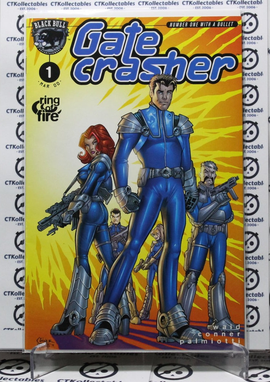 GATE CRASHER # 1 RING OF FIRE BLACK BULL ENTERTAINMENT COMIC BOOK NM/VF 2000