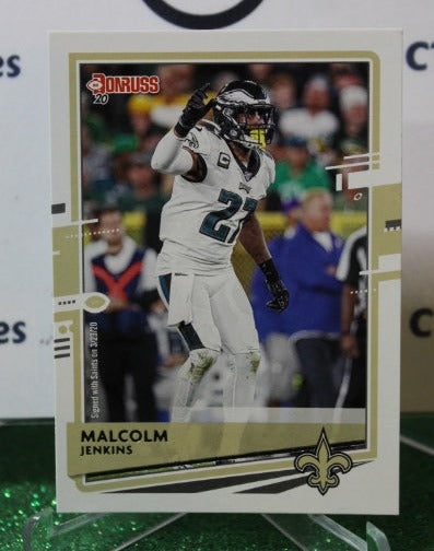 2020 PANINI DONRUSS MALCOLM JENKINS # 206 NFL NEW ORLEANS SAINTS GRIDIRON  CARD