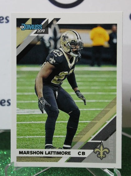 2019 PANINI DONRUSS MARSHON LATTIMORE # 176 NFL NEW ORLEANS SAINTS GRIDIRON  CARD