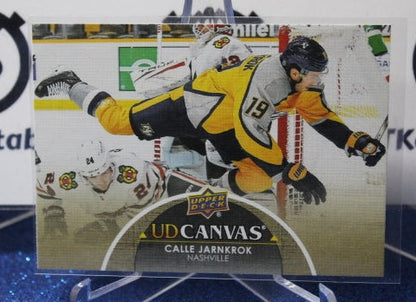 2021-22 UPPER DECK CALLE JARNKROK # C47 UD CANVAS NASHVILLE PREDATORS HOCKEY CARD