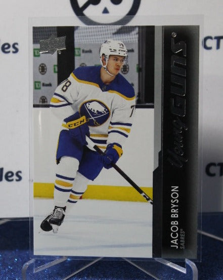 2021-22 UPPER DECK JACOB BRYSON # 248 YOUNG GUNS ROOKIE BUFFALO SABRES HOCKEY CARD