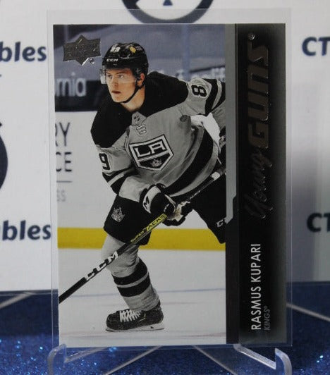 2021-22 UPPER DECK RASMUS KUPARI # 242 YOUNG GUNS ROOKIE L.A. KINGS HOCKEY CARD