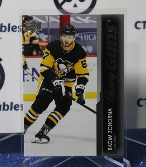 2021-22 UPPER DECK RADIM ZOHORNA # 266 YOUNG GUNS ROOKIE PITTSBURGH PENGUINS HOCKEY CARD