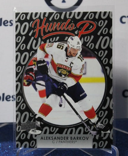 2021-22 UPPER DECK ALEKSANDER BARKOV # HP-23 HUNDO P FLORIDA PANTHERS HOCKEY CARD