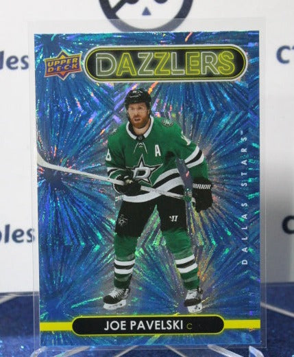 2021-22 UPPER DECK JOE PAVELSKI # DZ-17 DAZZLERS BLUE DALLAS STARS HOCKEY CARD