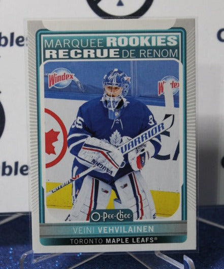 2021-22 O-PEE-CHEE VEINI VEHVILAINEN # 510 MARQUEE ROOKIE UPDATE TORONTO MAPLE LEAFS HOCKEY CARD