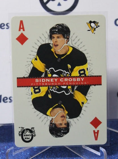 2021-22 O-PEE-CHEE SIDNEY CROSBY ACE OF DIAMONDS PITTSBURGH PENGUINS HOCKEY CARD