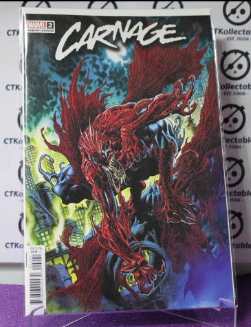 CARNAGE # 2  VARIANT EDITION  MARVEL  NM / VF COMIC BOOK 2022