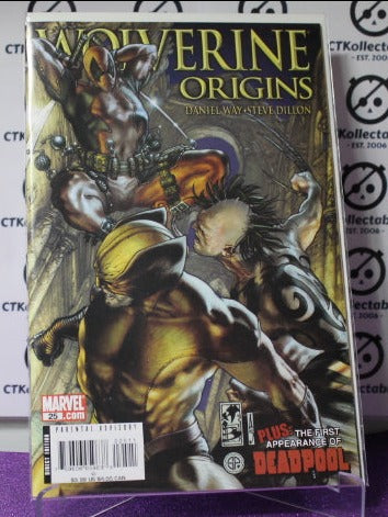 WOLVERINE ORIGINS # 25 NM/VF DEADPOOL APPEARANCE MARVEL COMICS  2008