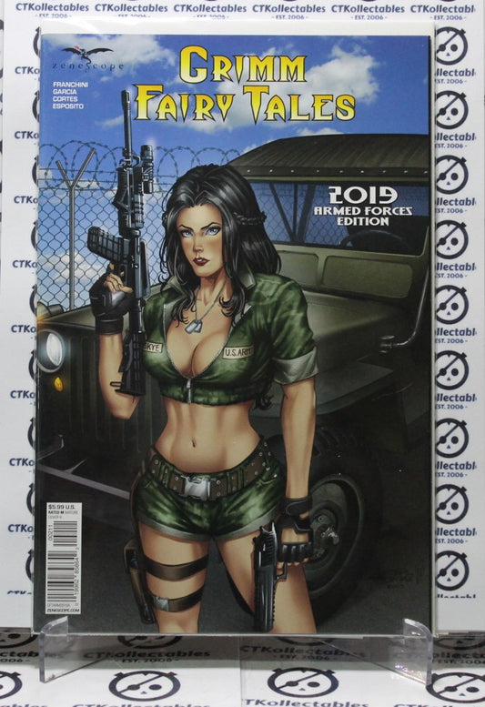 GRIMM FAIRY TALES 2019 COMIC BOOK ARMED FORCES EDITION ZENESCOPE NM VARIANT A