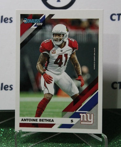 2019 PANINI DONRUS ANTOINE BETHEA # 13 NFL NEW YORK GIANTS GRIDIRON  CARD