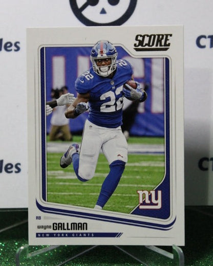 2018 PANINI SCORE WAYNE GALLMAN # 234  NFL NEW YORK GIANTS GRIDIRON  CARD