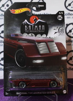 BATMAN THE ANIMATED SERIES  MATTEL HOT WHEELS LONG CARD GDG83 BATMOBILE 5/5 DIE CAST WARNER BROS. DC COMICSB 2020