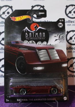 BATMAN THE ANIMATED SERIES  MATTEL HOT WHEELS LONG CARD GDG83 BATMOBILE 5/5 DIE CAST WARNER BROS. DC COMICSB 2020
