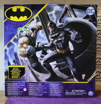 BATMAN VS BANE 12” ACTION FIGURES 1st EDTTION  DC COMICS SPIN MASTER 2020