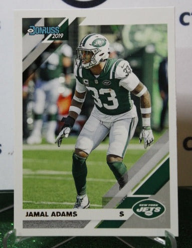 2019 PANINI DONRUSS JAMAL ADAMS # 188 NFL NEW YORK  JETS GRIDIRON  CARD