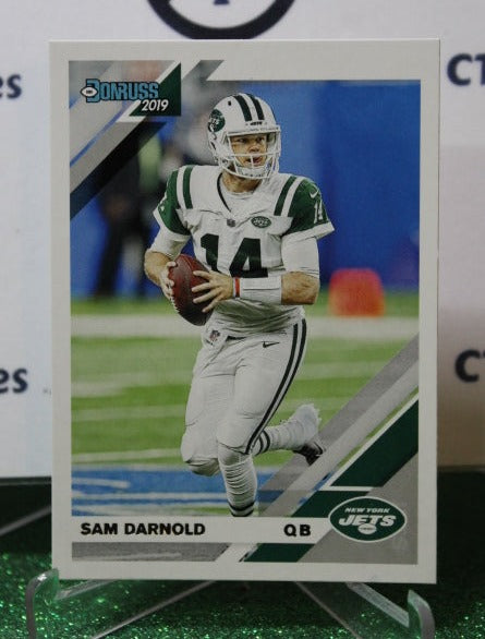 2019 PANINI DONRUSS  SAM DARNOLD  # 186 NFL NEW YORK  JETS GRIDIRON  CARD