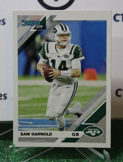 2019 PANINI DONRUSS  SAM DARNOLD  # 186 NFL NEW YORK  JETS GRIDIRON  CARD