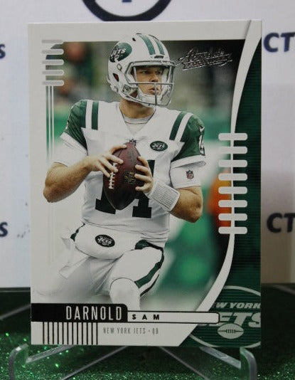 2019 PANINI ABSOLUTE  SAM DARNOLD # 10 NFL NEW YORK  JETS GRIDIRON  CARD