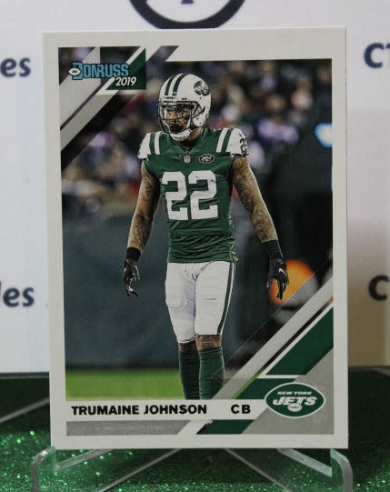 2019 PANINI DONRUSS TRUMAINE JOHNSON # 190 NFL NEW YORK  JETS GRIDIRON  CARD