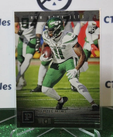 2020 PANINI CHRONICLES DENZEL MIMS # PA-24 ROOKIE  NFL NEW YORK  JETS GRIDIRON  CARD