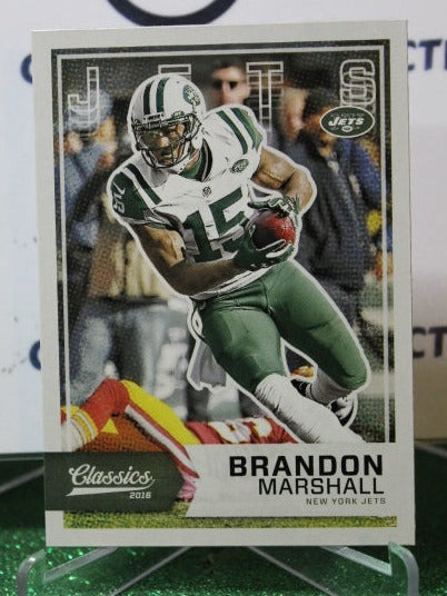 2016 PANINI CLASSICS BRANDON MARSHALL # 56 NFL NEW YORK  JETS GRIDIRON  CARD